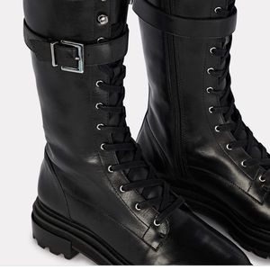 NWT SCHUTZ MOLY tall combat boots